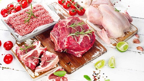 carne, ternera, pollo